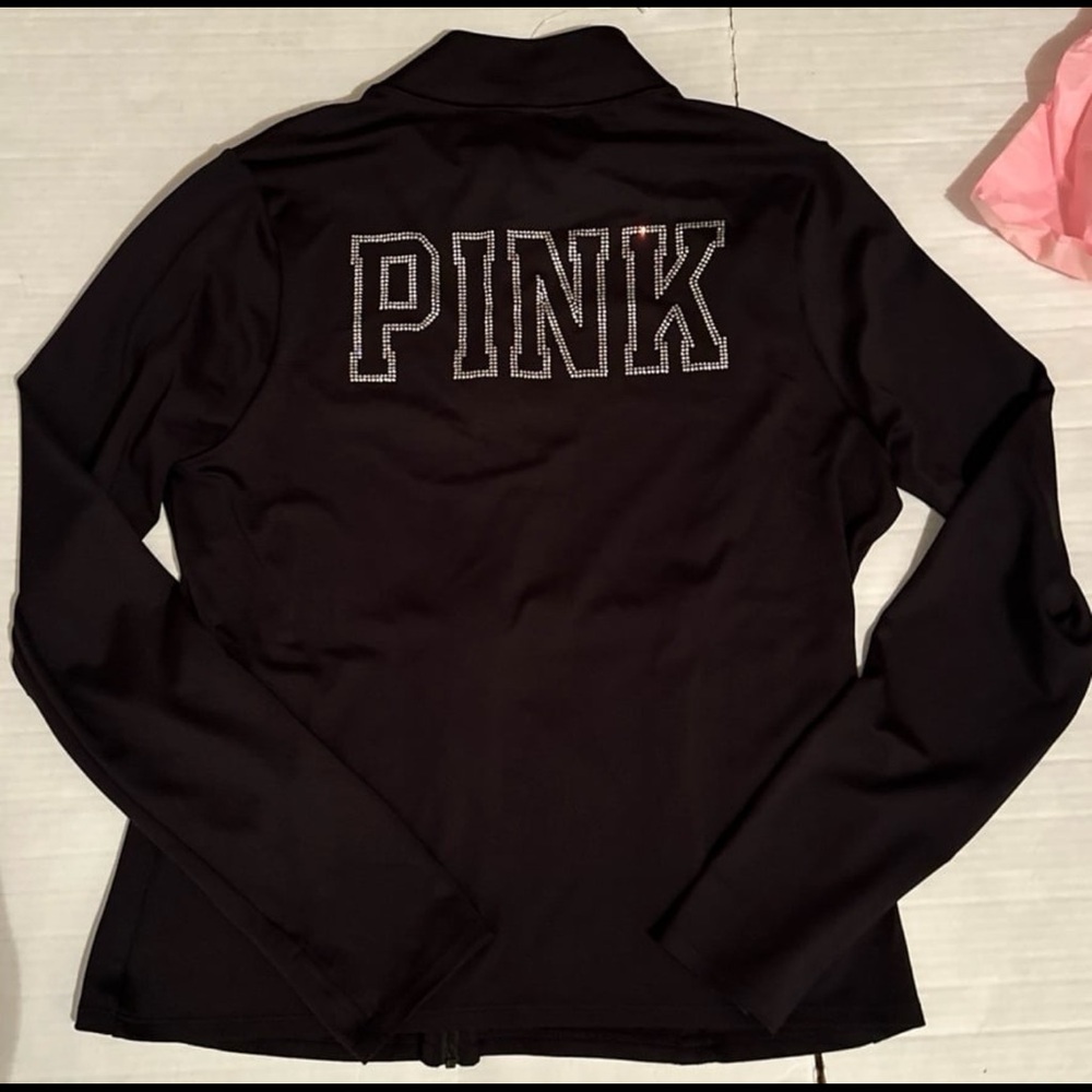 VS Pink bling relay jacket